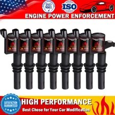 8 PACK IGNITION COIL FOR FORD F-150 F250 5.4L V8 TRITON 2004 2005 2006 2007 2008