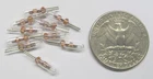 10 pcs Miniature Bead Bulb 1.5V, T1 (3 mm) bi-pin, G1.27