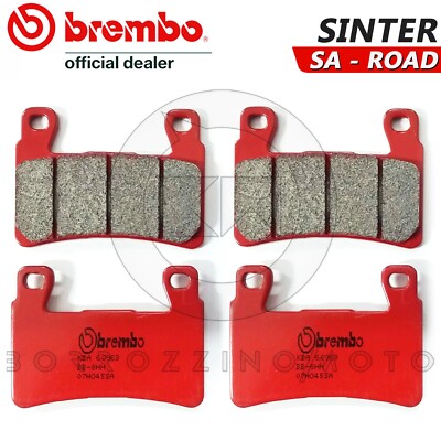 Kit Plaquettes De Frein Avant + Arrière Brembo SA/SP Pour Honda CBR 600/900 RR (1998-2007) - Haute Performance