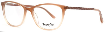 SUPERFLEX SF-511 C2 Nude Womens Semi Cat Eye Full Rim Eyeglasses 53-16-135 B:39