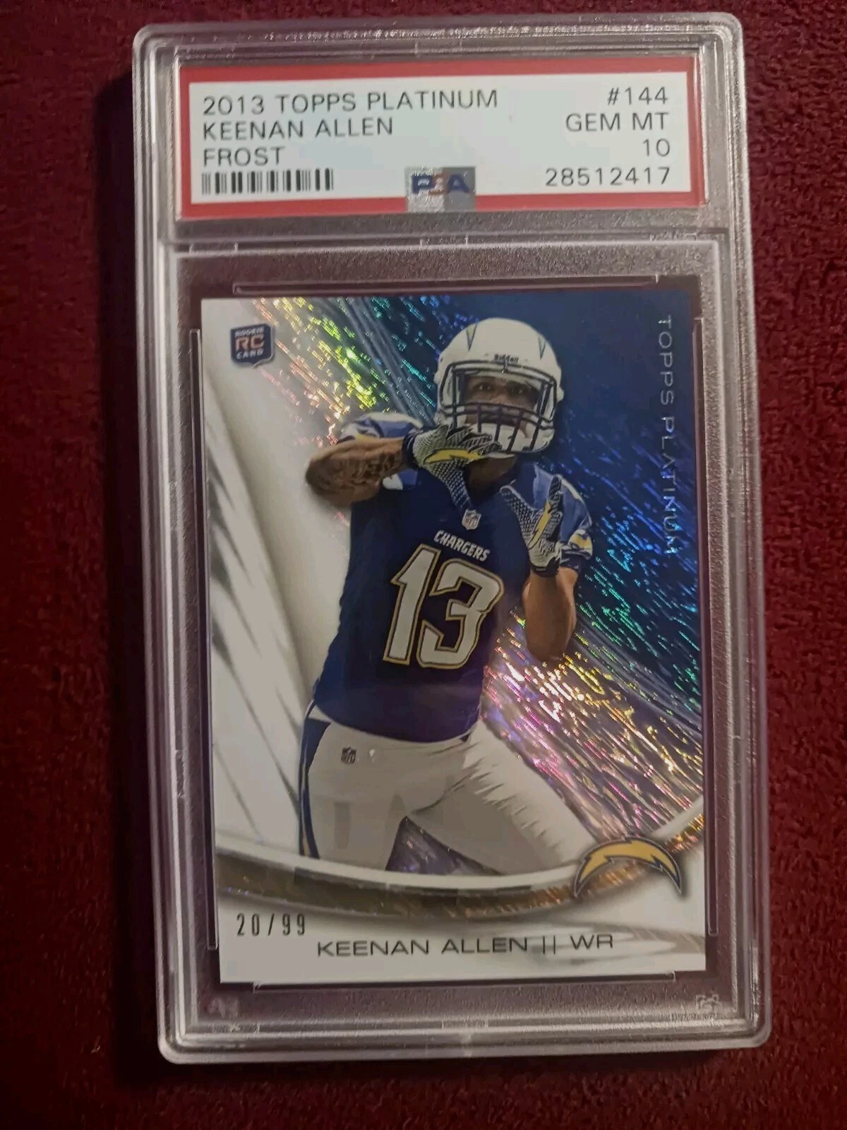 Keenan Allen Topps Platinum #144 Frost