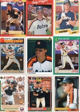 Craig Biggio 14 card lot Houston Astros