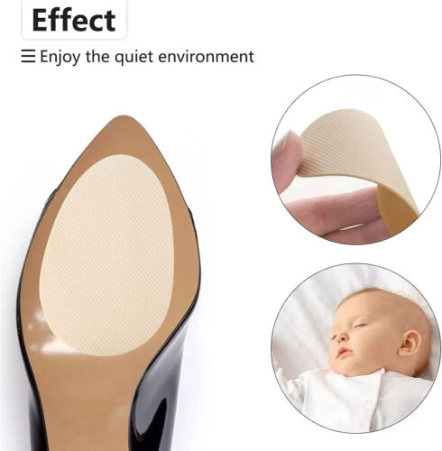 24pcs Non-Slip Shoe Pads Self Adhesive Sole Protector for Bottom of Shoes Heels - Picture 3 of 5