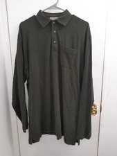 Vintage LL Bean Long Sleeve Pullover Henley Sweater Polo Size XL-T Made In USA