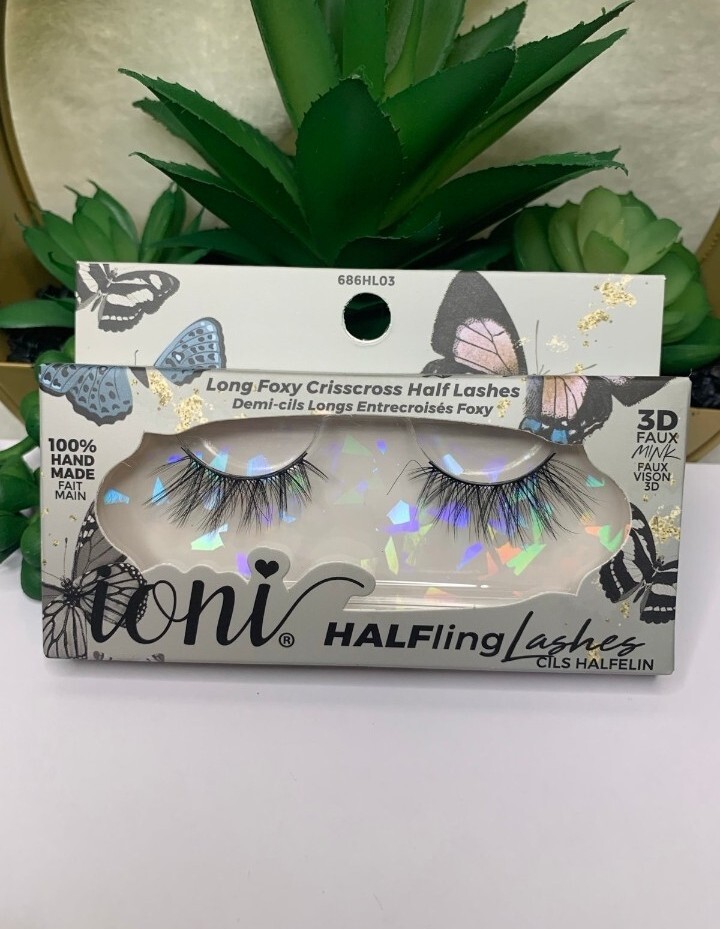 IONI Long Foxy Crisscross Half Lashes | eBay