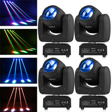 4X 150W LED Moving Head Light RGBW Beam Gobo DMX Strobe Stage Party Disco Lights