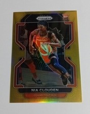 2022 Panini WNBA Prizm Nia Clouden Rookie RC Gold Prizm # 03/10