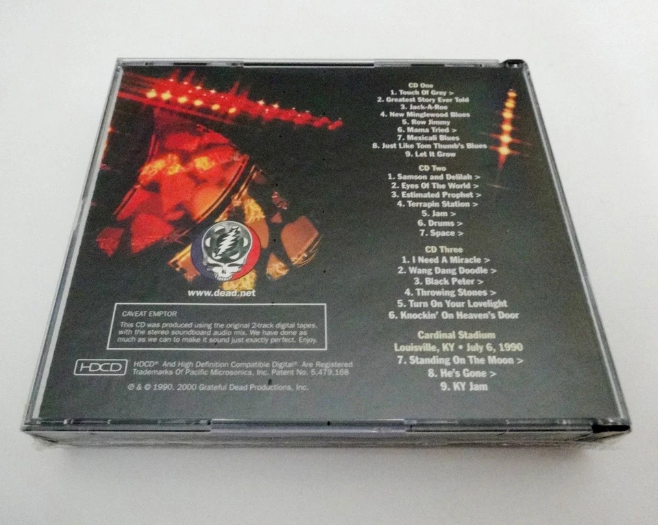 Grateful Dead View From The Vault Soundtrack Pittsburgh Three Rivers 7/8/90 3 CD - Image 2 of 4