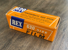 Vintage UNUSED REX 620 Size All-Purpose Film Sealed in Box Expires 1965
