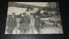A GERMAN AIRPLANE LANDS IN RIPPLE - OLD POSTCARD - AVIATION