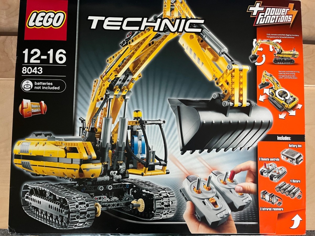 LEGO Technic 8043 Sealed In Box, Huge Motorised Excavator 12-16