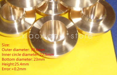 QTY:10 Carbon and sulfur analyzer arc combustion furnace copper crucible 39.6mm