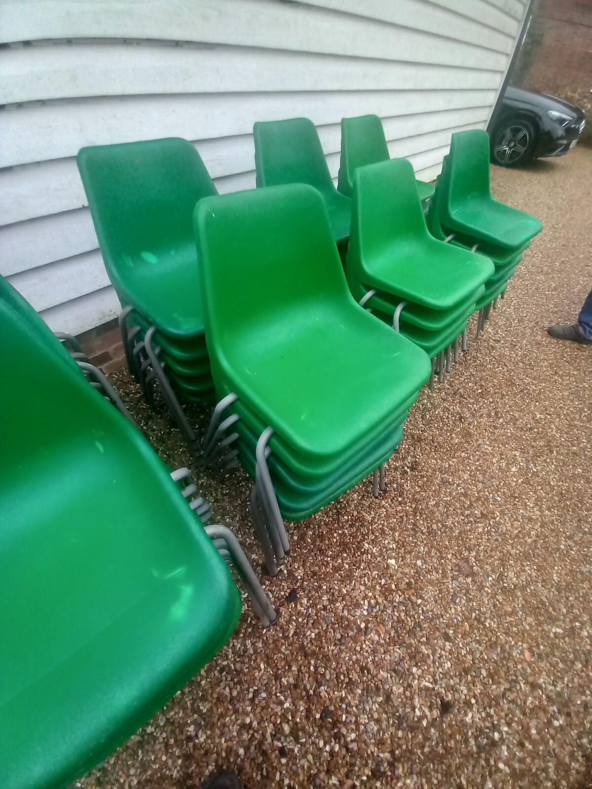 joblot of stacking chairs x 40 eBay