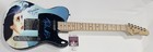 MAGDALENA BAY SIGNED CUSTOM IMAGINAL DISK ELECTRIC GUITAR MICA MATTHEW JSA COA — photo 1