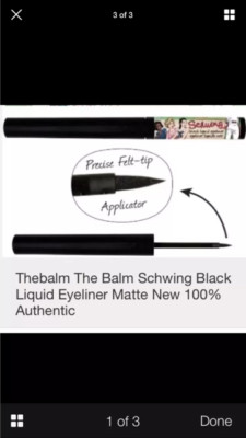 The Balm / Schwing Liquid Eyeliner Black 0.05 oz Buy 5 Get One Free
