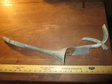 old metal oil can handle funnel