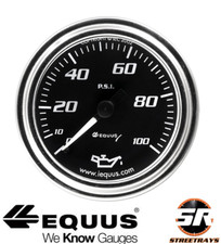 Equus E7244 7000 Series Mechanical Oil Pressure Gauge - 0-100 Psi Equus E7244 7000 Series Mechanical Oil Pressure Gauge - 0-100 Psi