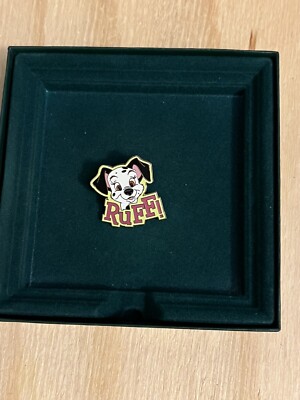 Walt Disney World Dalmatian Puppy Dog Head RUFF! Cast Lanyard Pin Series 2003