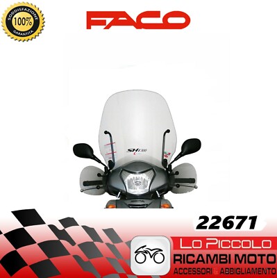 FACO PARABREZZA 22671 PER HONDA SH 300 07-10 A PEZZI NUOVO