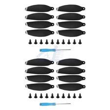 16pcs Low-Noise Propellers Blades Drone Props Black Silver For DJI Mavic Mini 2