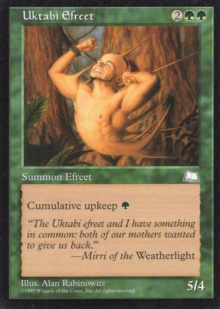UKTABI EFREET WEATHERLIGHT MTG MAGIC LP (yourdeckbuilder)