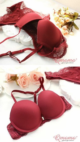 Sexy Front Closure Beauty Smooth Push Up Bra Lingerie Intimate Seamless Bra Set - Picture 35 of 43