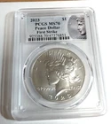 2023 $1 Peace Silver Dollar PCGS MS70 First Strike Peace Label