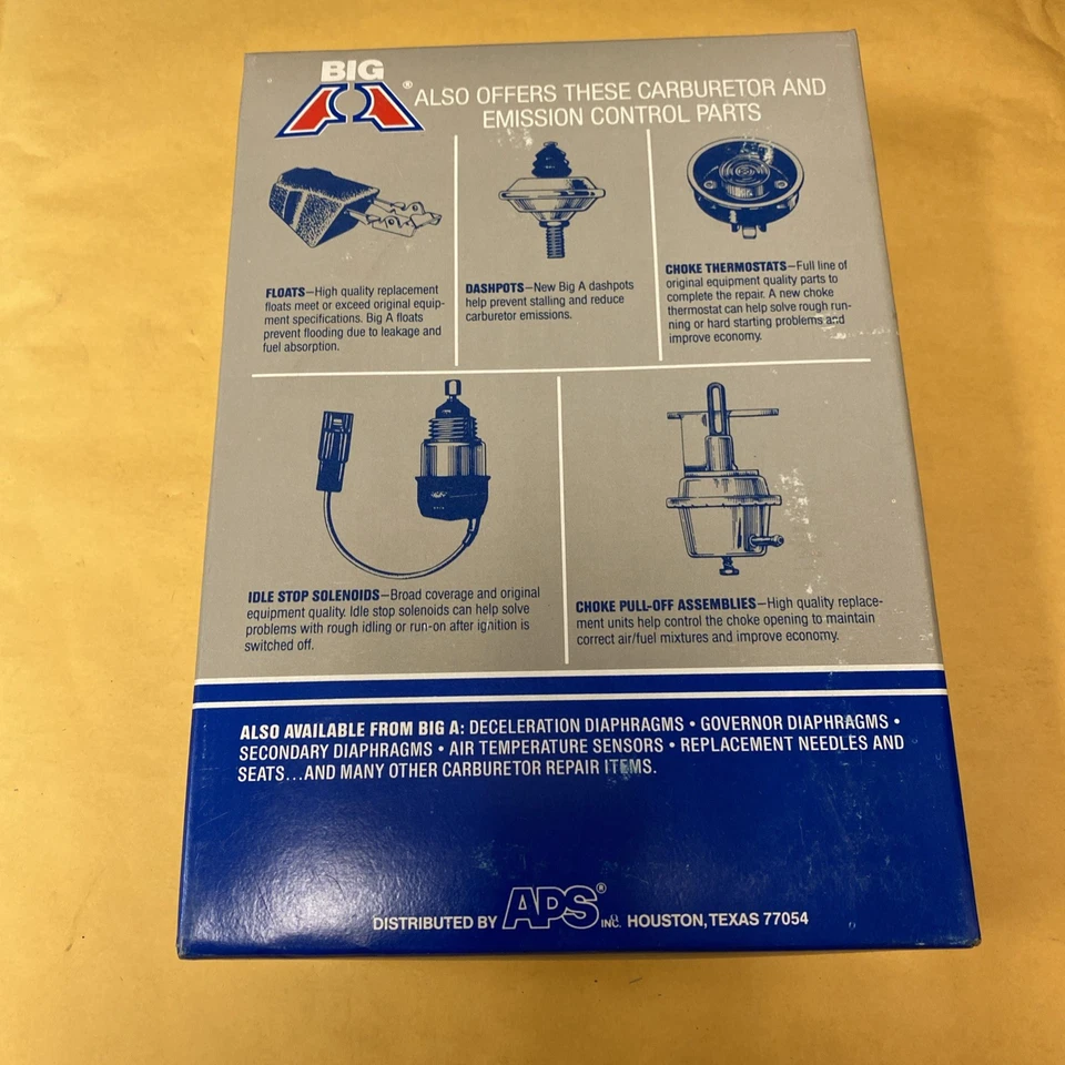¡Kit de carburador NOS Hygrade 433B en caja BigA! ¡Hecho en USA! ¡Envío gratis! Foto 3 de 4