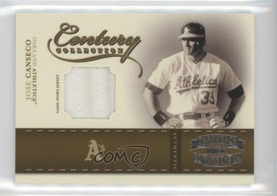 2004 Donruss Throwback Threads Century Collection Material /250 Jose Canseco tw0