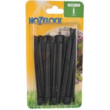 Hozelock 4mm Supply Tube Stakes 12 Pack Micro Pipe Support Irrigation Garden Use