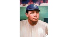 Babe Ruth New York Yankees NY MLB Baseball Art Print Ri1