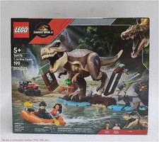 LEGO Jurassic World T Rex River Escape Dinosa...