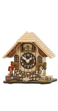 Kuckulino Black Forest Table Clock Black Forest House with quartz.. TU 085 Q NEW