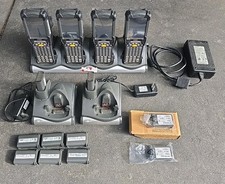 Lot of 4 Symbol MC92N0 Mobile Computer Barcode Scanners W/ Chargers  Batteries