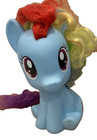 2016 Hasbro My Little Pony MLP styling mane/tail Rainbow Dash sitting pose 9” — photo 3