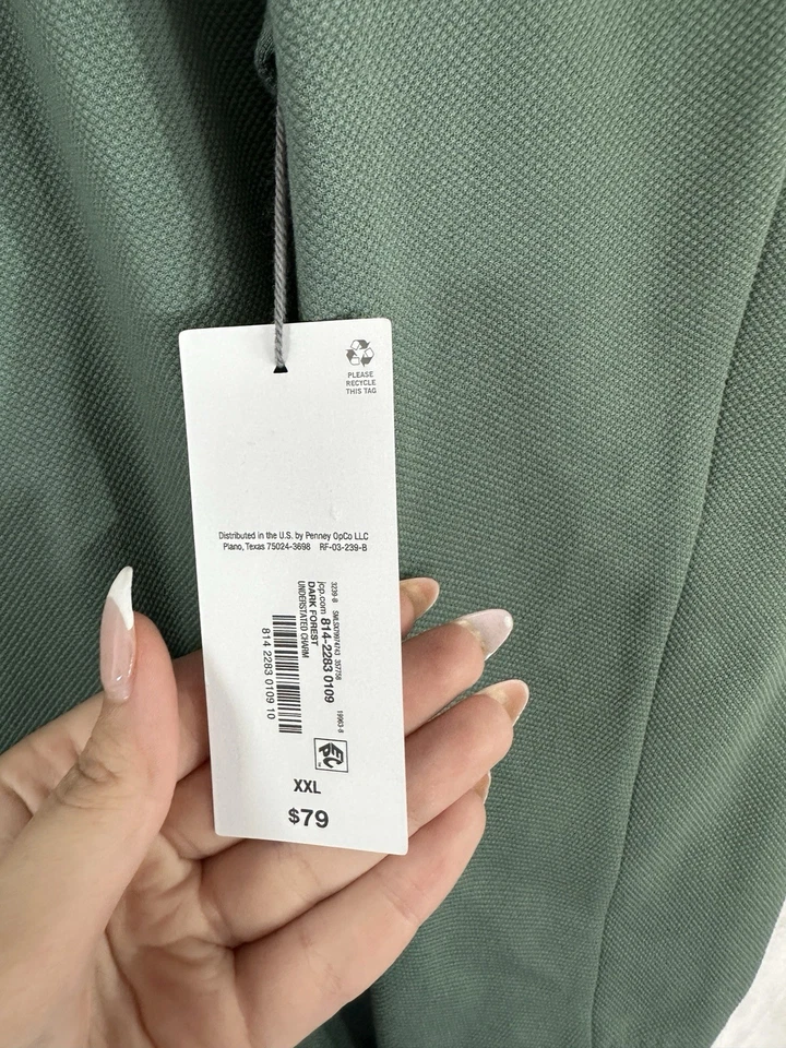 Nueva Chaqueta Blazer Liz Claiborne XXL Verde Salvia Frente Abierto Calce Clásico Nueva con Etiquetas Foto 3 de 4