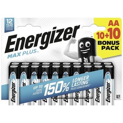 Energizer Max Plus Mignon (AA)-Batterie Alkali-Mangan  1.5 V 20 St.