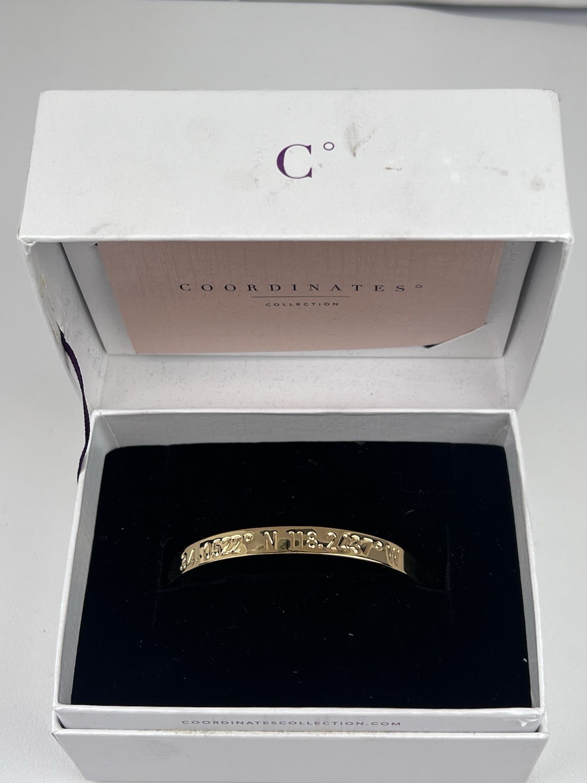 Coordinates Collection Gold Tone Cuff Bracelet Lo… - image 6