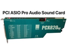 Digigram PCX820np V2 ASIO Pro Audio Broadcast PCI Stereo Sound Card No cables