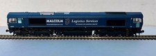 Bachmann 32-729 Class 66 diesel loco 66405 Blue Malcolm Logistics DCC fitted OO
