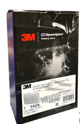 3M Speedglas 837012 Adflo Partikelfilter P SL (2er Pack 837010) Brandneu