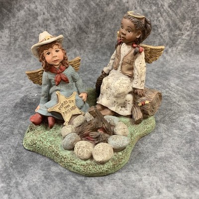 Vintage Sarah s Attic Angels Figurine  Forever Friends  Limited Edition 1994 USA