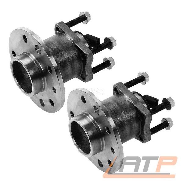 2X Radnabe Radlagersatz Radlager Satz SET Hinten FÜR Opel Astra H Meriva B-image