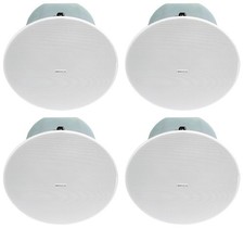 4 Rockville CC8-SUB 8" Commercial/Restaurant 70V Ceiling Subwoofers Rough-In Kit