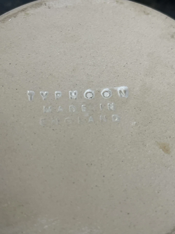 Vintage Typhoon Mortar & Pestle – Stoneware Kitchen Grinder – Made in England - Image 3 of 4