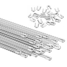 24pcs Metal Steel Spiral Corset Boning 13.7" Metal Boning Tips Structure