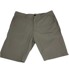 Kenneth Cole Golf Performance Men's Shorts Sz 38 Khaki Stretch Moisture Wicking