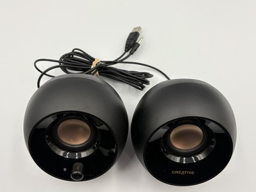 Creative Labs Creative Pebble USB 2.0 Desktop Speakers (BLACK) - TESTED - 第 2/5 張圖片