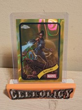 2025 Topps Chrome Marvel Shuri Yellow Lava Refractor #96