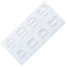 8 in 1 Ring Holder Silicone Mold DIY Resin Craft Mould Casting Epoxy Ornament E